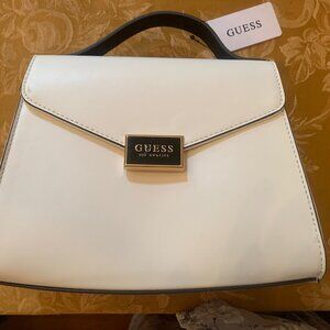 NWT - Elegant White/Black Guess Purse